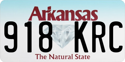 AR license plate 918KRC