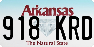 AR license plate 918KRD