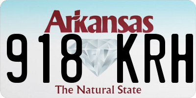 AR license plate 918KRH