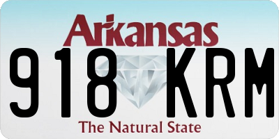 AR license plate 918KRM