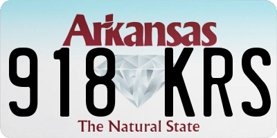 AR license plate 918KRS