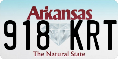 AR license plate 918KRT