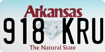 AR license plate 918KRU