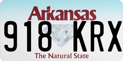 AR license plate 918KRX