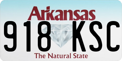 AR license plate 918KSC