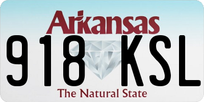 AR license plate 918KSL