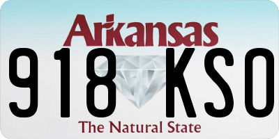 AR license plate 918KSO