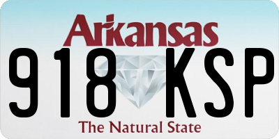 AR license plate 918KSP