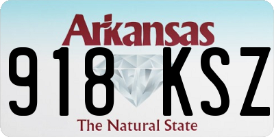 AR license plate 918KSZ