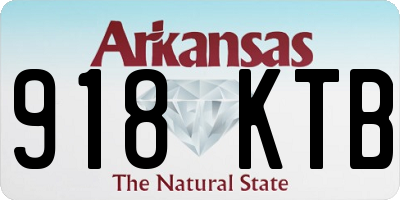 AR license plate 918KTB