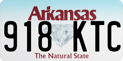 AR license plate 918KTC