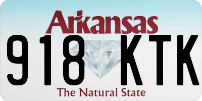 AR license plate 918KTK