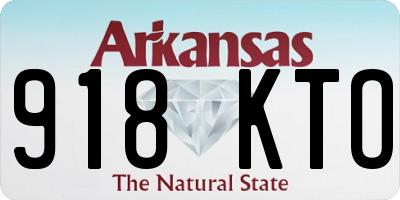 AR license plate 918KTO