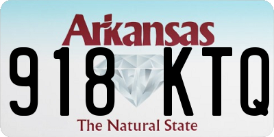 AR license plate 918KTQ