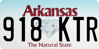 AR license plate 918KTR