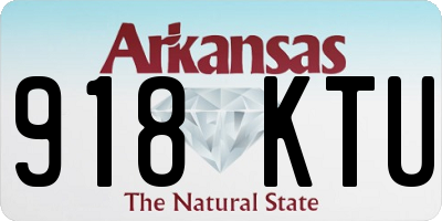 AR license plate 918KTU