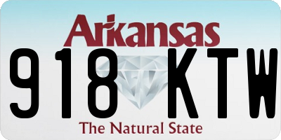 AR license plate 918KTW