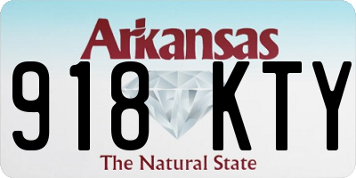 AR license plate 918KTY