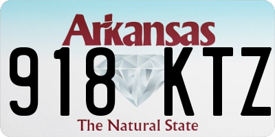 AR license plate 918KTZ