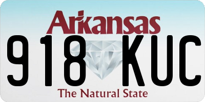 AR license plate 918KUC