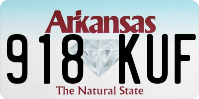 AR license plate 918KUF