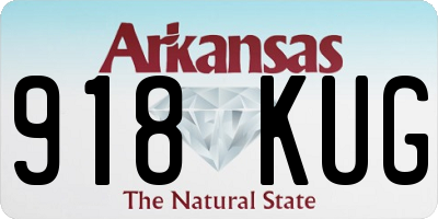 AR license plate 918KUG