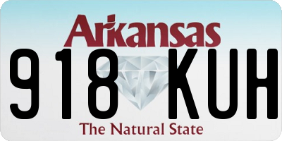 AR license plate 918KUH
