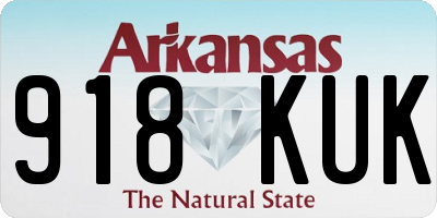 AR license plate 918KUK