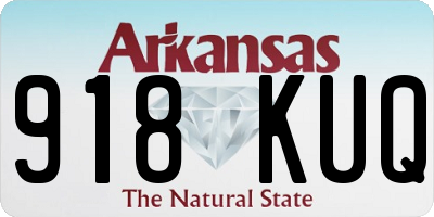 AR license plate 918KUQ