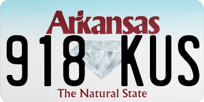 AR license plate 918KUS