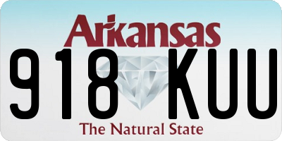 AR license plate 918KUU