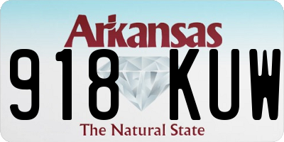 AR license plate 918KUW