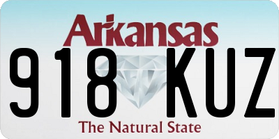 AR license plate 918KUZ