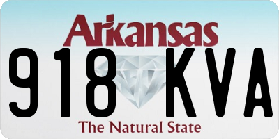 AR license plate 918KVA
