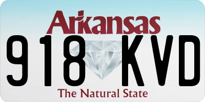 AR license plate 918KVD