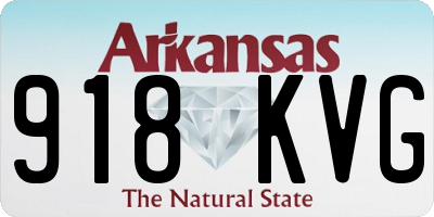 AR license plate 918KVG