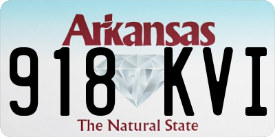 AR license plate 918KVI