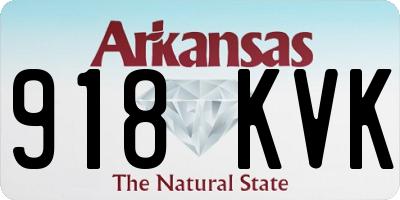 AR license plate 918KVK