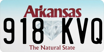 AR license plate 918KVQ