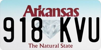 AR license plate 918KVU