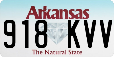 AR license plate 918KVV