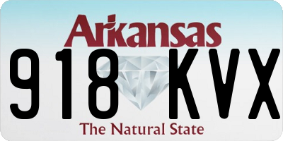 AR license plate 918KVX