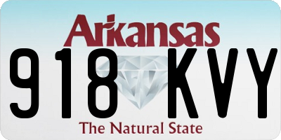 AR license plate 918KVY
