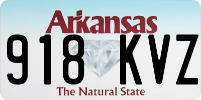 AR license plate 918KVZ