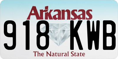 AR license plate 918KWB