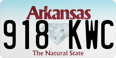 AR license plate 918KWC