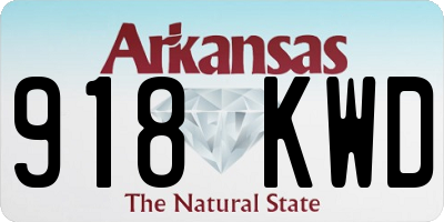 AR license plate 918KWD