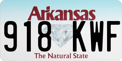 AR license plate 918KWF