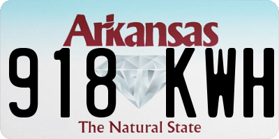 AR license plate 918KWH