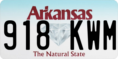 AR license plate 918KWM